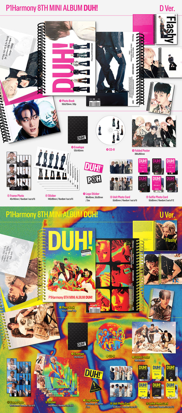 [PRE-ORDER] P1Harmony - 8th Mini Album ‘DUH!’ (Standard)