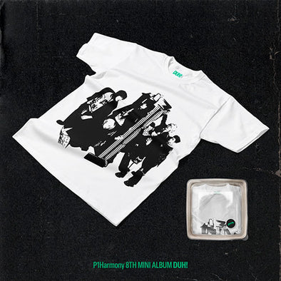 [PRE-ORDER] P1Harmony - 8th Mini Album ‘DUH!’ (Plain White T/MD Ver.)