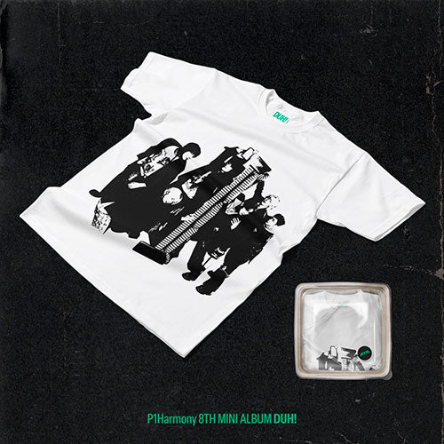 [PRE-ORDER] P1Harmony - 8th Mini Album ‘DUH!’ (Plain White T/MD Ver.)
