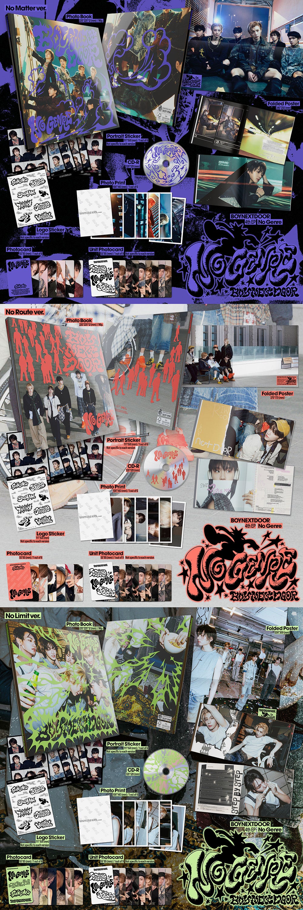 BOYNEXTDOOR No Genre 全形態　アルバム No Genre - Album by BOYNEXTDOOR | Spotify