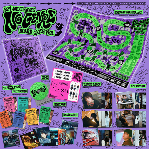 [PRE-ORDER] BOYNEXTDOOR - 4th EP ‘No Genre’ (Board Game Ver)