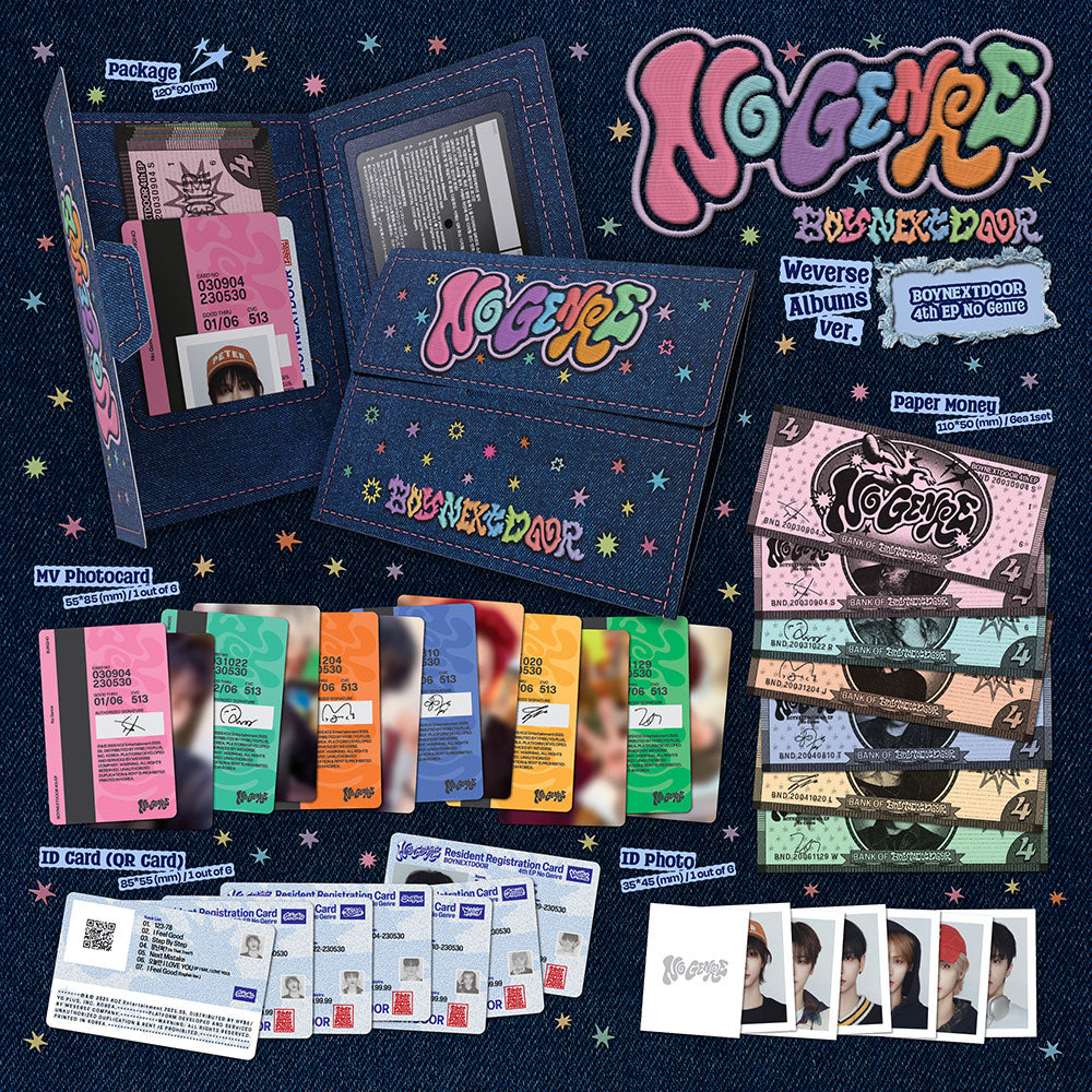 BOYNEXTDOOR - 4th EP ‘No Genre’ (WEVERSE)