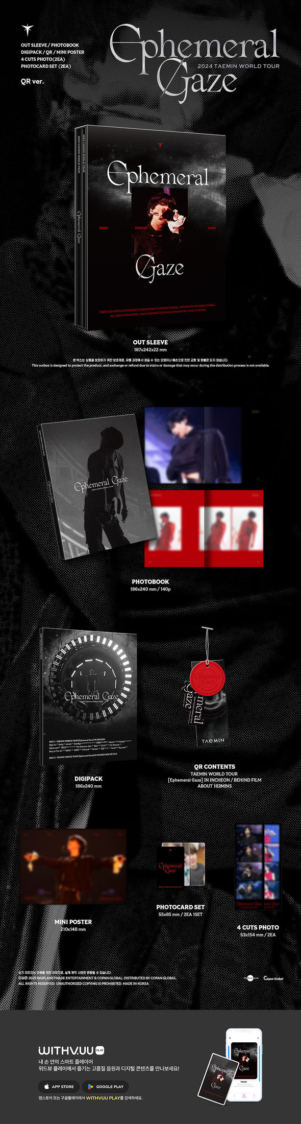 [PRE-ORDER] TAEMIN - ‘Ephemeral Gaze’ WORLD TOUR In Incheon (QR)