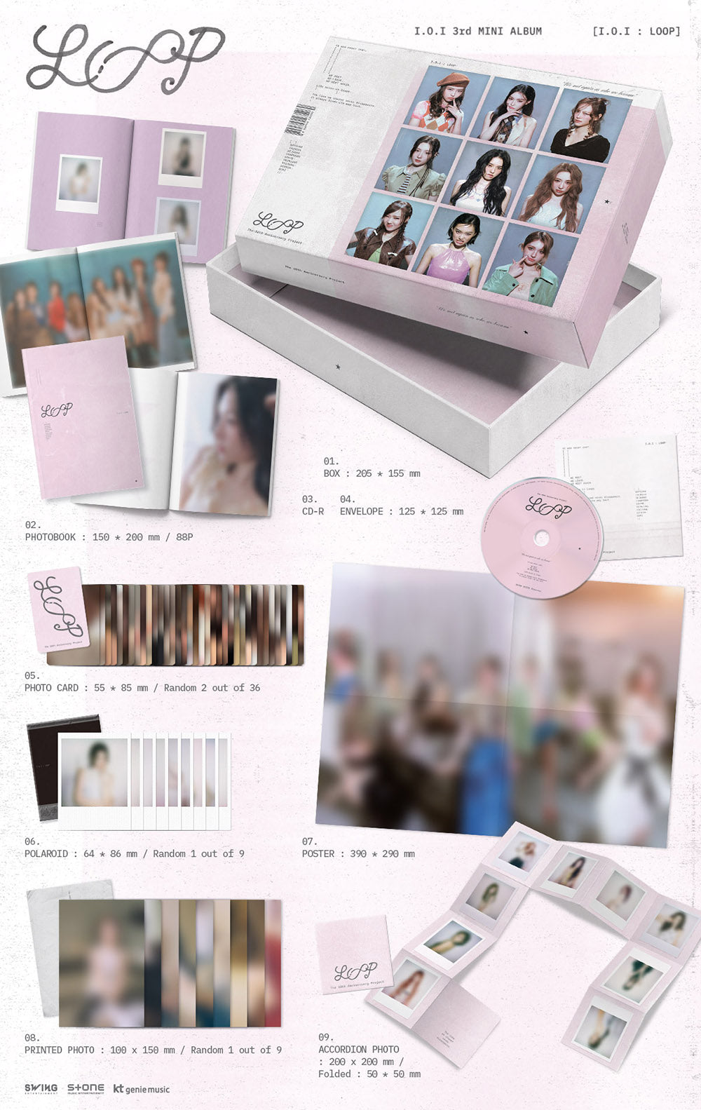 [PRE-ORDER] I.O.I - 3rd MINI ALBUM ‘I.O.I : LOOP’