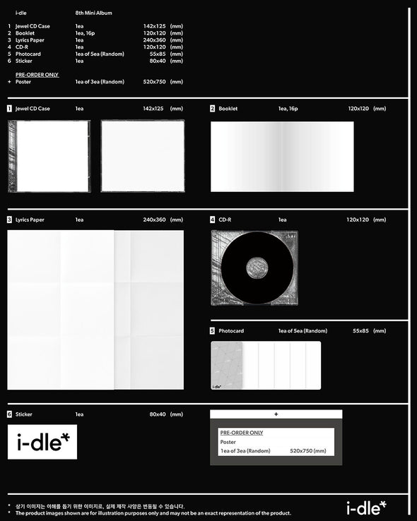 [PRE-ORDER] I-DLE - 8th Mini Album ‘We Are’ (Special Jewel)