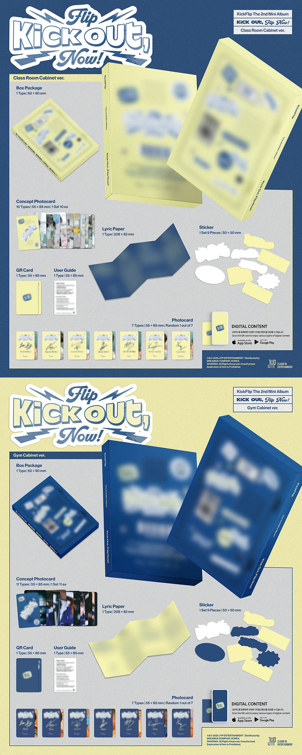 [PRE-ORDER] KickFlip - 2nd Mini Album ‘Kick Out, Flip Now!’ (Cabinet/Platform)