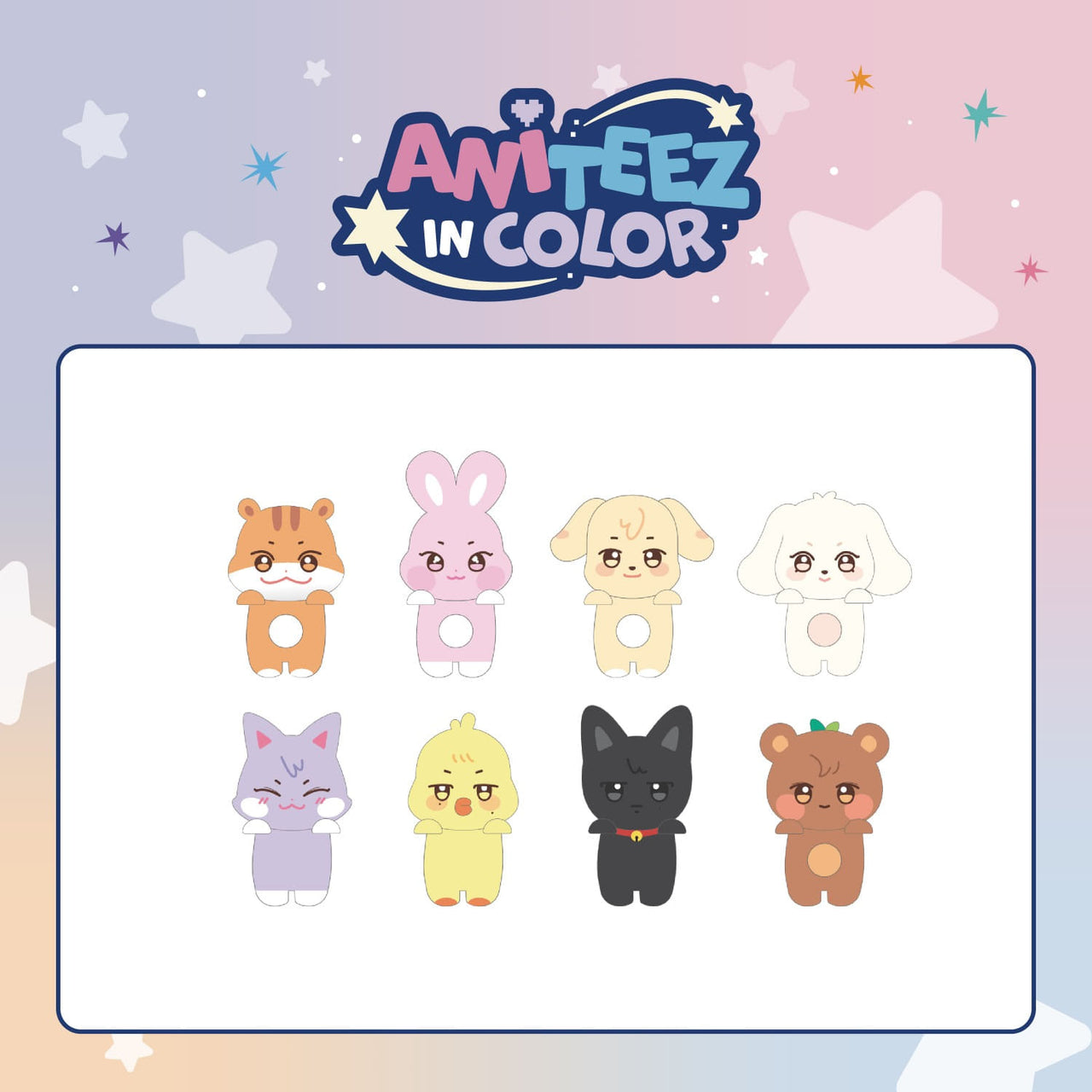 [PRE-ORDER] ATEEZ - ‘ANITEEZ in Color’ (Mini Deco Figure)