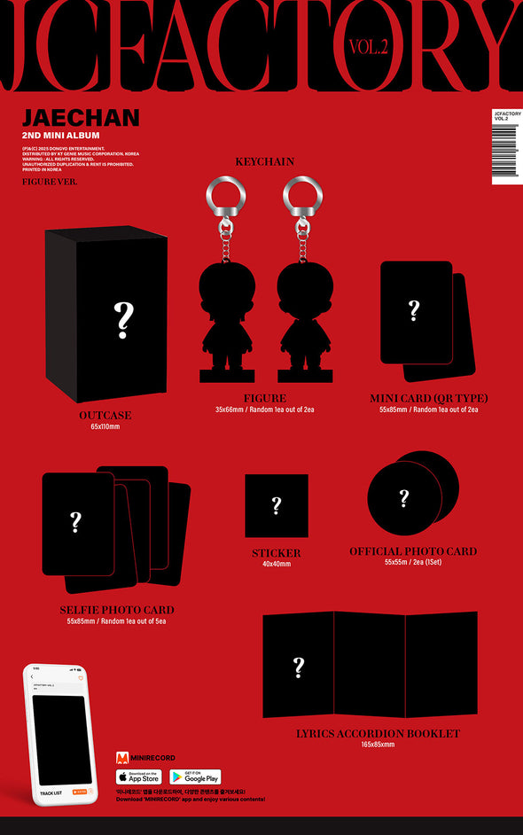 [PRE-ORDER] JAECHAN - 2nd Mini Album ‘JFACTORY Vol 2’ (Figure Ver)
