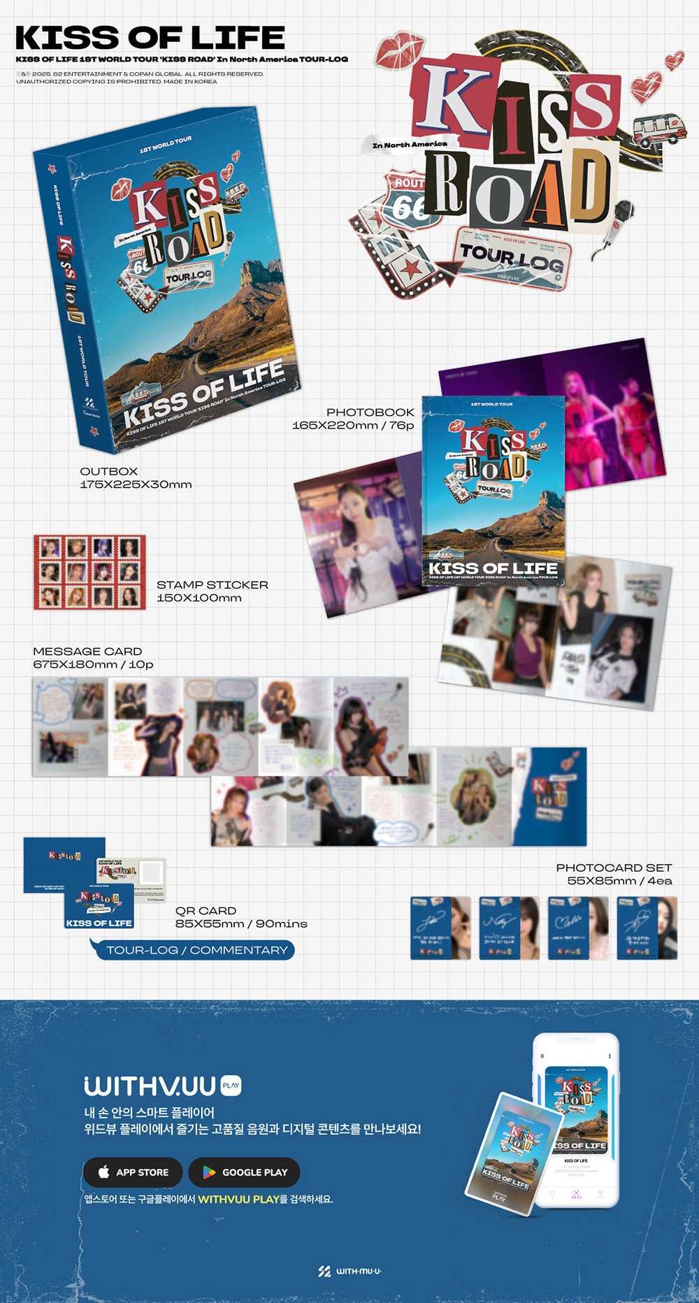 KISS OF LIFE - 1st World Tour ‘Kiss Road’ in NORTH AMERICA TOUR LOG