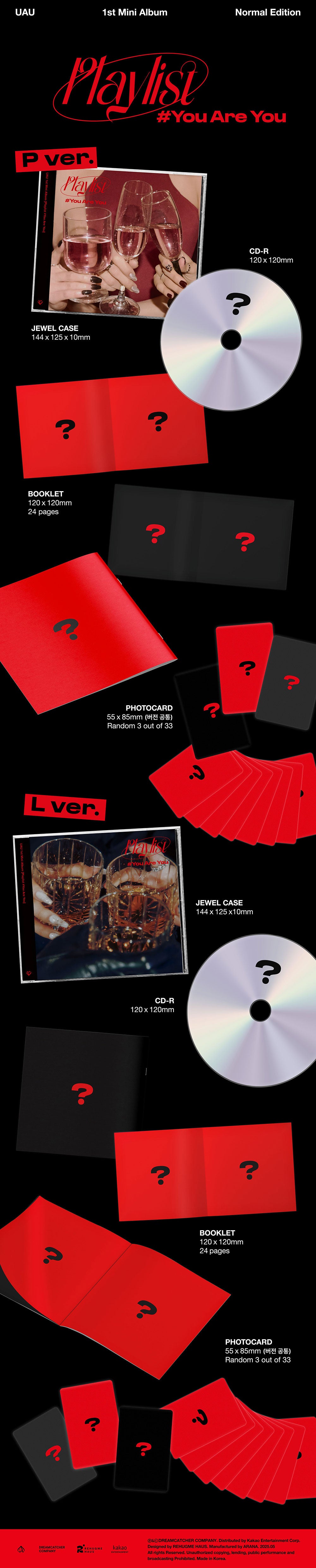 UAU (Dreamcatcher) - 1st Mini Album ‘PLAYLIST #You Are You’ (Standard)