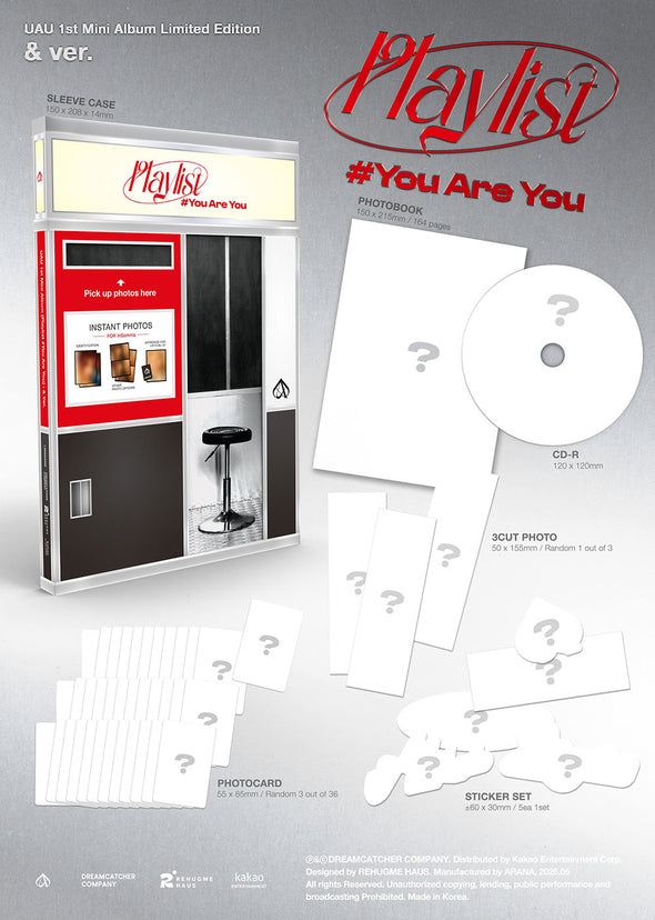 [PRE-ORDER] UAU (Dreamcatcher) - 1st Mini Album ‘PLAYLIST #You Are You’ (& Ver)