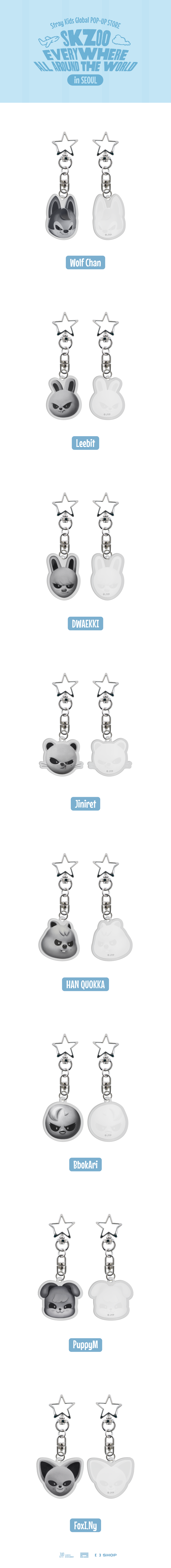 [PRE-ORDER] SKZOO Everywhere All Around The World - Evil SKZOO Acrylic Keyring