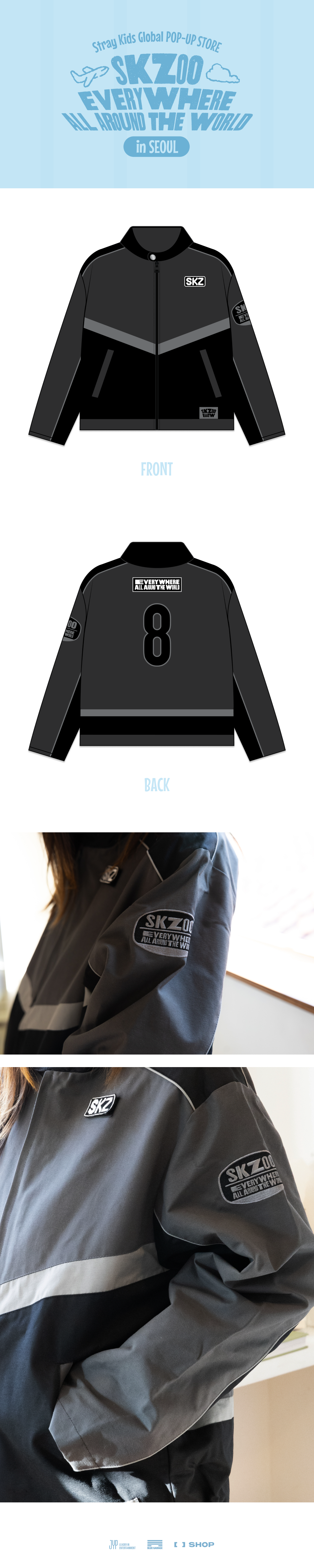[PRE-ORDER] SKZOO Everywhere All Around The World - Racing Jacket Seoul Ver