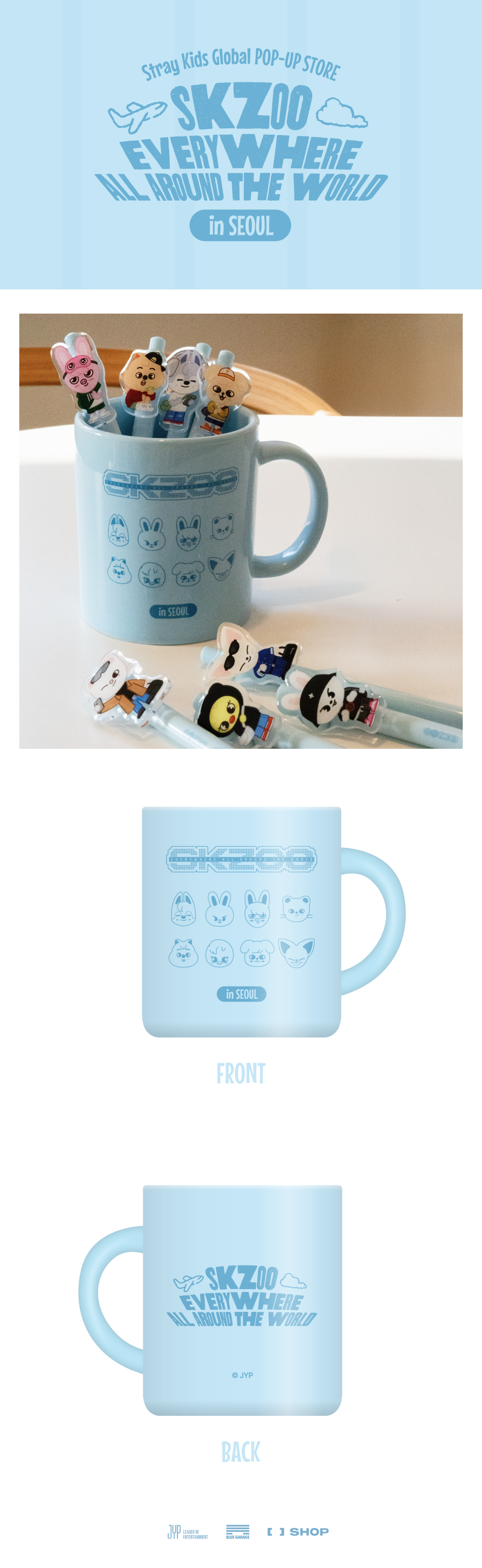 [PRE-ORDER] SKZOO Everywhere All Around The World - SKZOO City Mug Seoul Ver