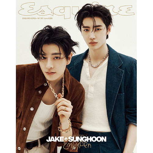 JAKE X SUNGHOON (Enhypen) - Esquire Magazine 2025 June Issue