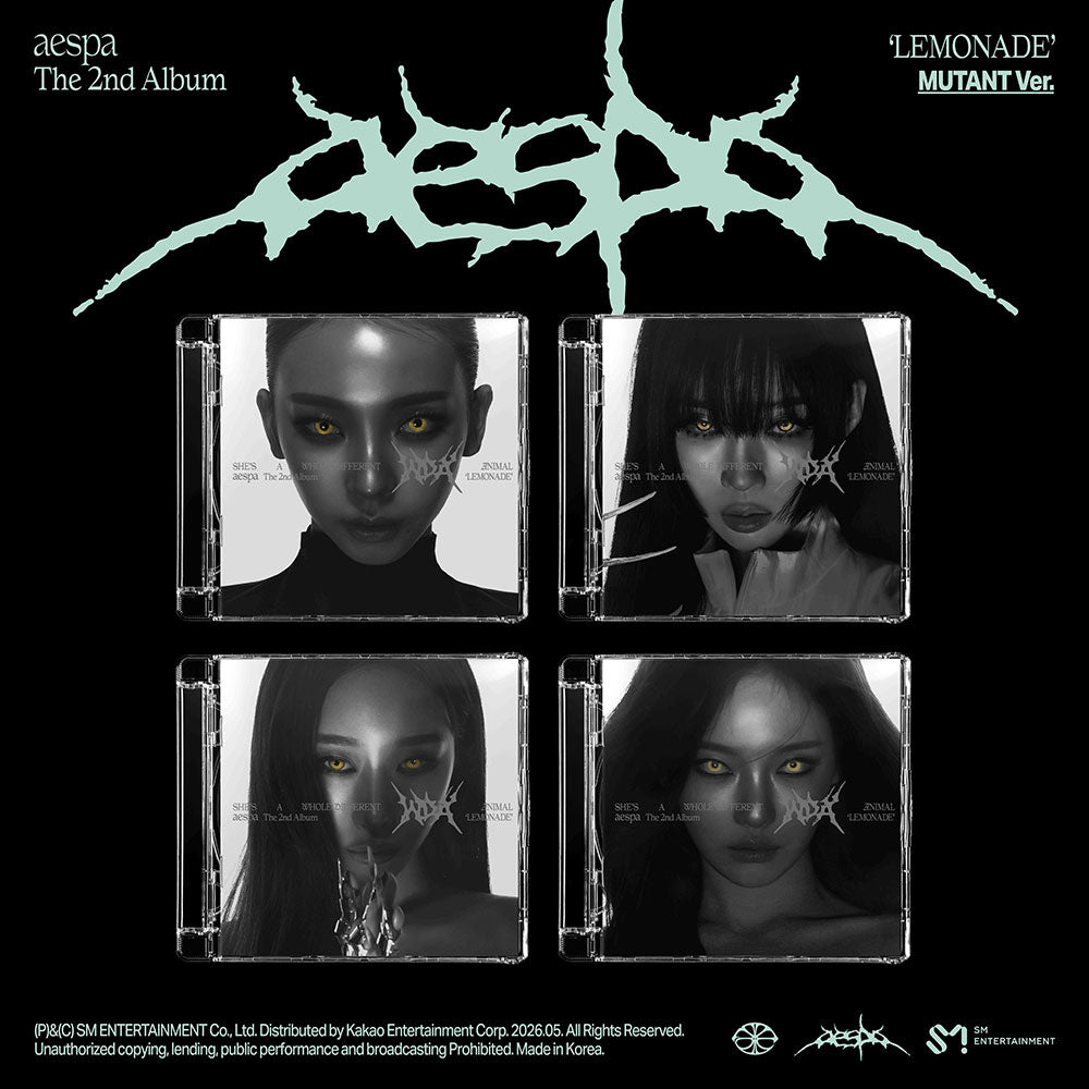 [PRE-ORDER] AESPA - 2nd Regular Album ‘LEMONADE’ (MUTANT ver.)