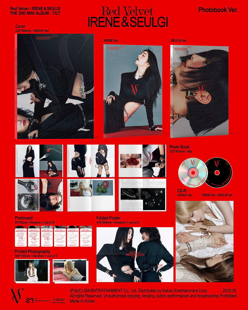 IRENE & SEULGI (RED VELVET) - 2nd Mini Album 'TILT' (Photo Book Ver.)