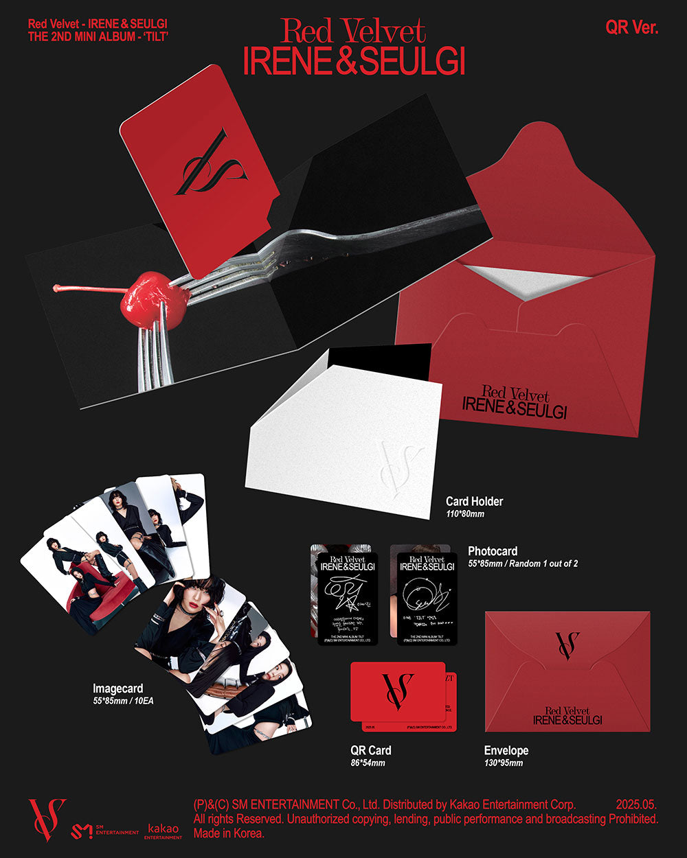 IRENE & SEULGI (RED VELVET) - 2nd Mini Album 'TILT' (QR Ver.)