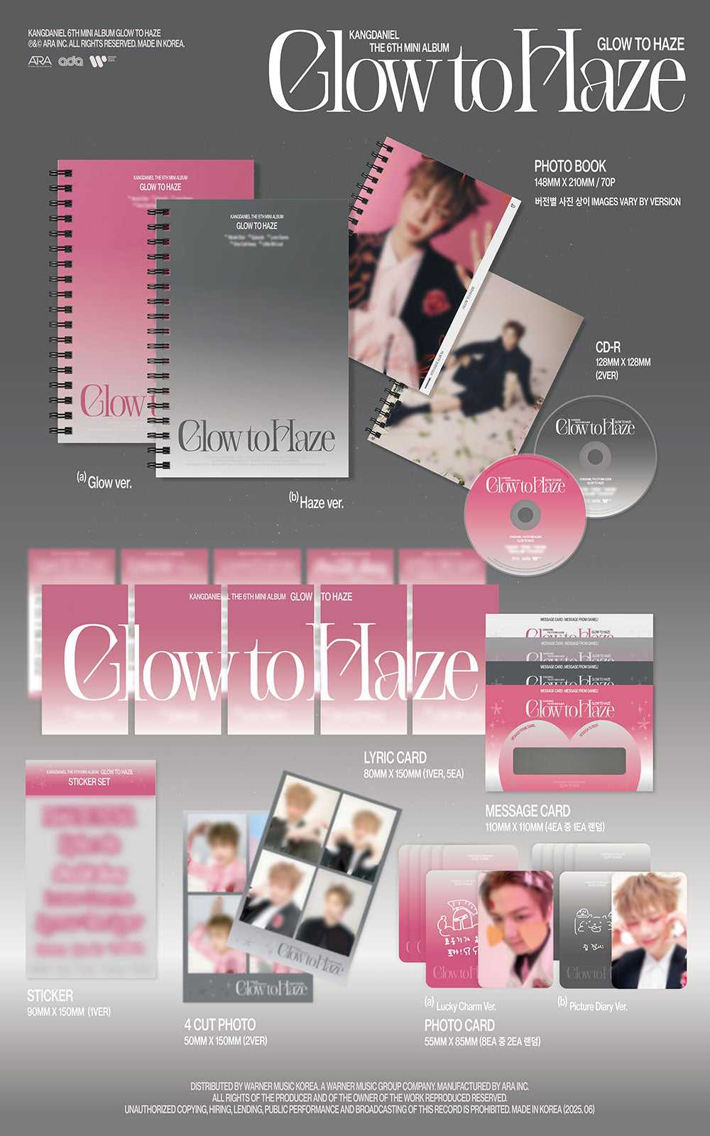 KANG DANIEL - ‘Glow to Haze’ (Photo Book Ver.)