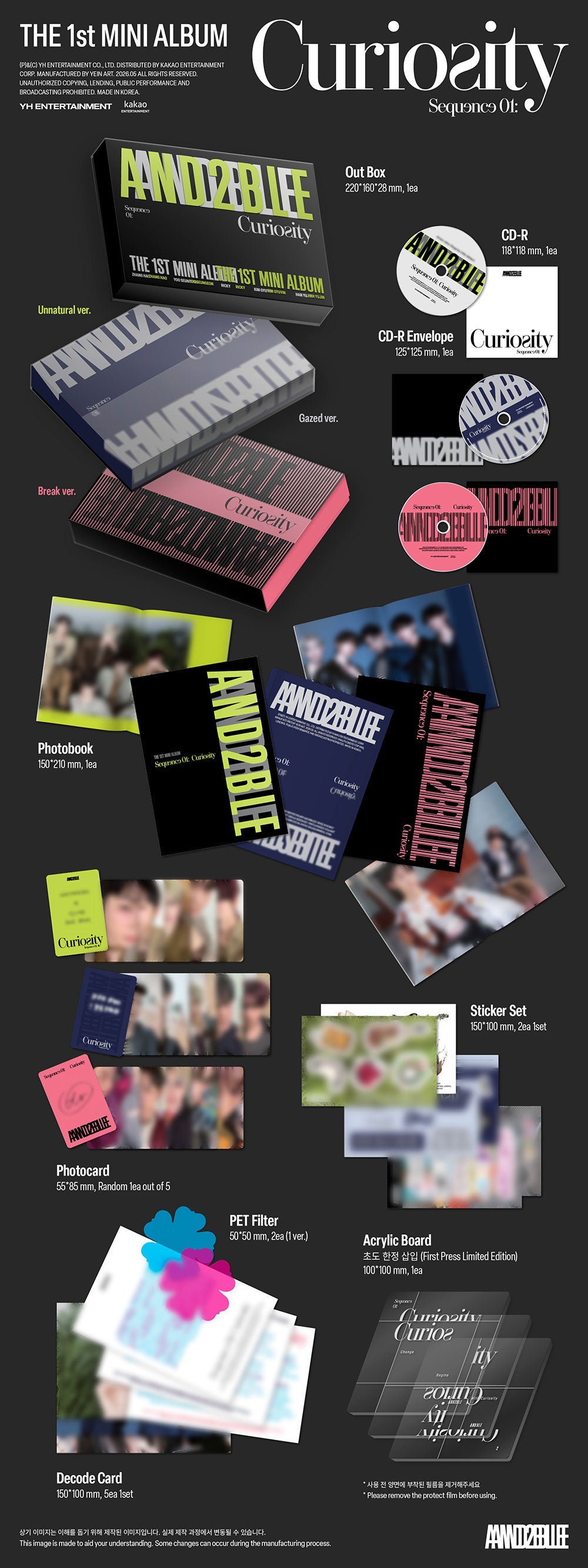 AND2BLE - 1st Mini Album ‘Sequence 01: Curiosity’