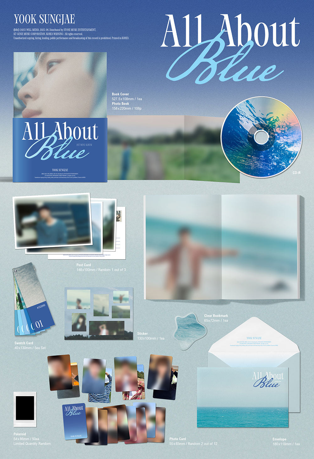 YOOK SUNGJAE - ‘All About Blue’ (STANDARD VER)