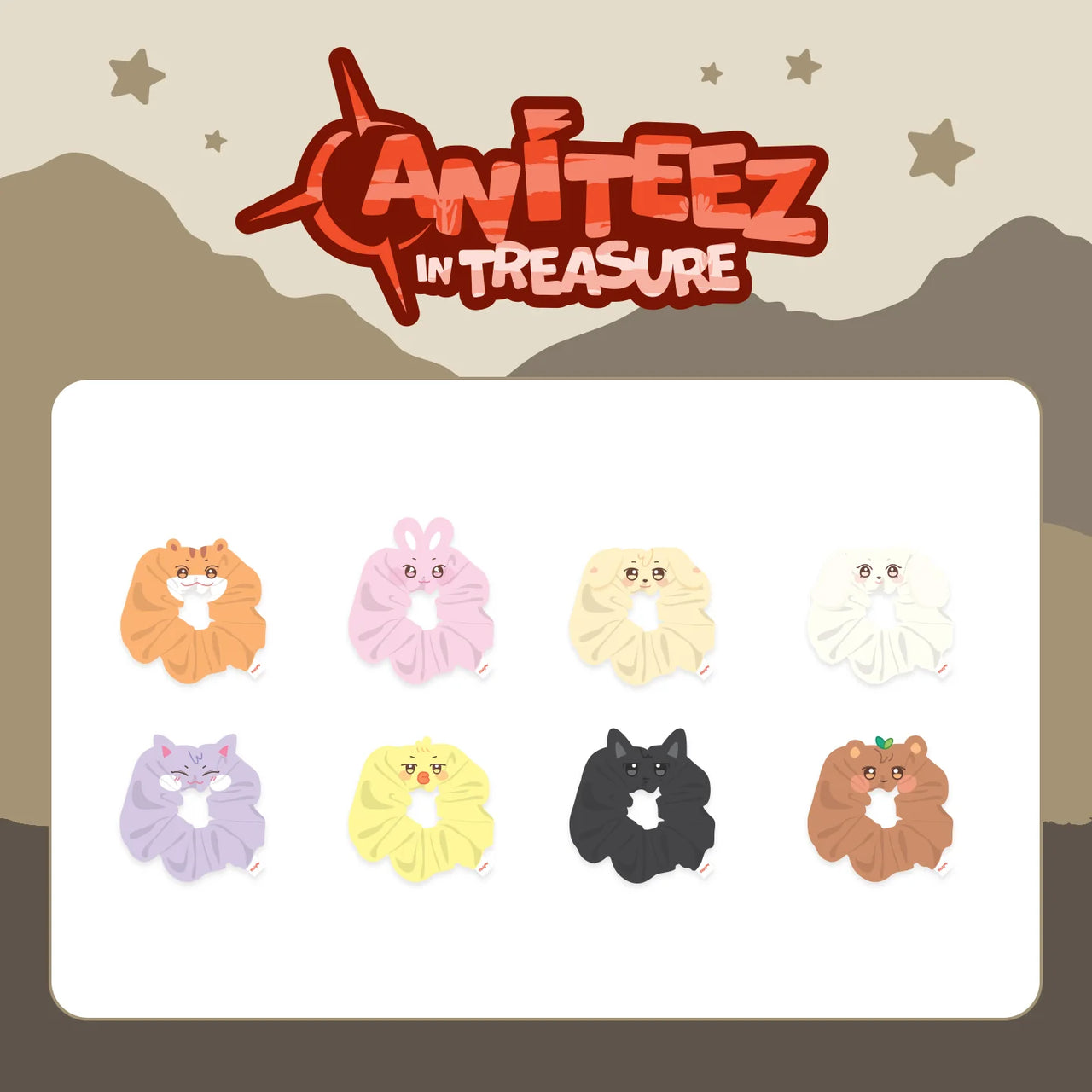 ATEEZ - ANITEEZ in Treasure (Plush Scrunchie)