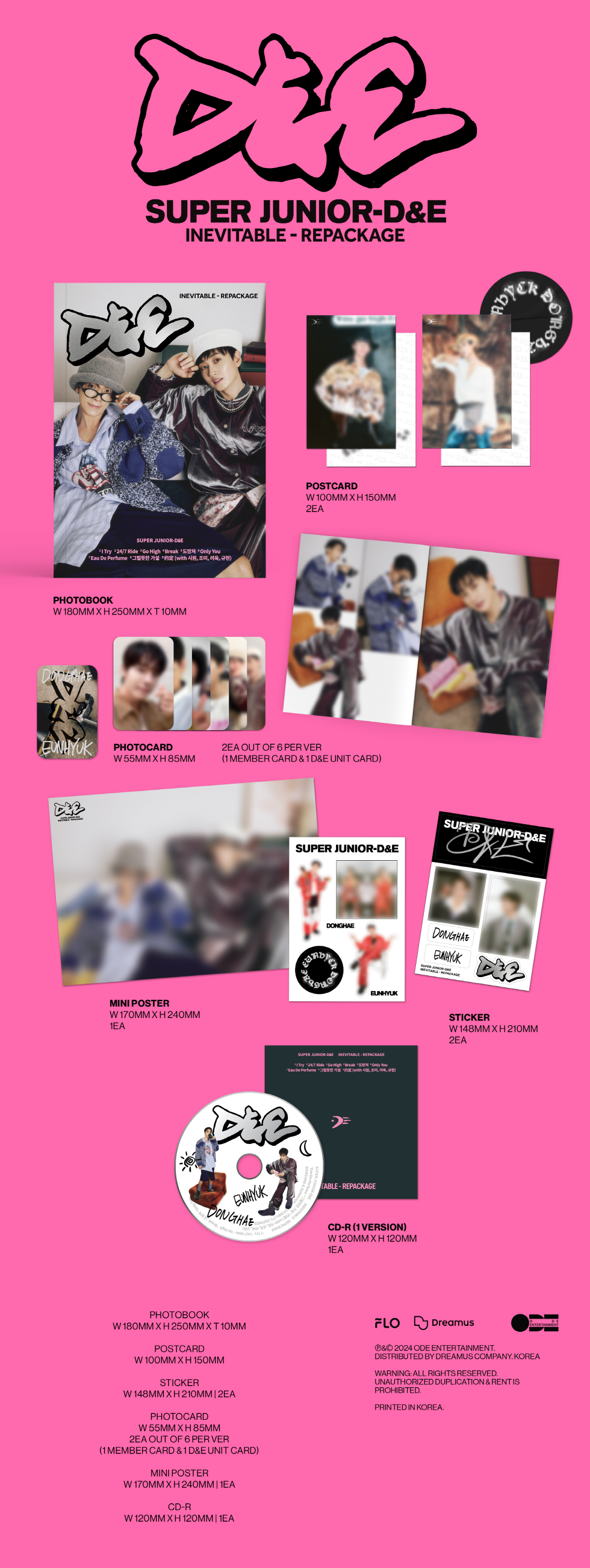 SUPER JUNIOR D&E - 6th Mini Album ‘INEVITABLE’ Repackage