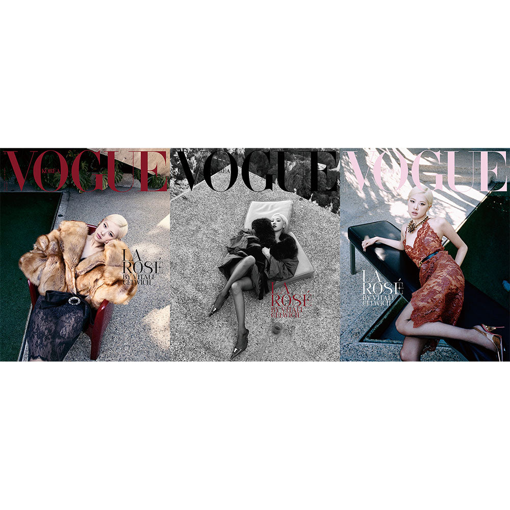 ROSE (BLACKPINK) - VOGUE KOREA JULY COVER (TXT YEONJUN FEATURE)