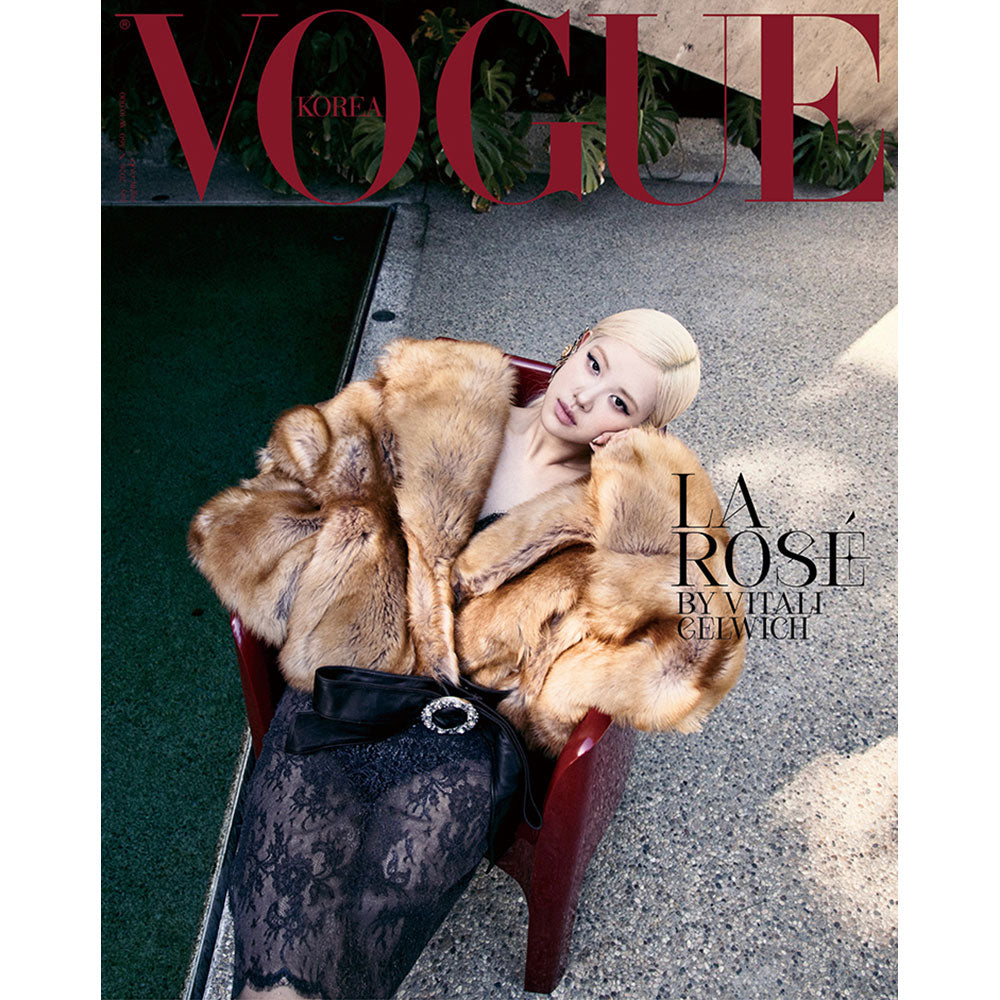 ROSE (BLACKPINK) - VOGUE KOREA JULY COVER (TXT YEONJUN FEATURE)