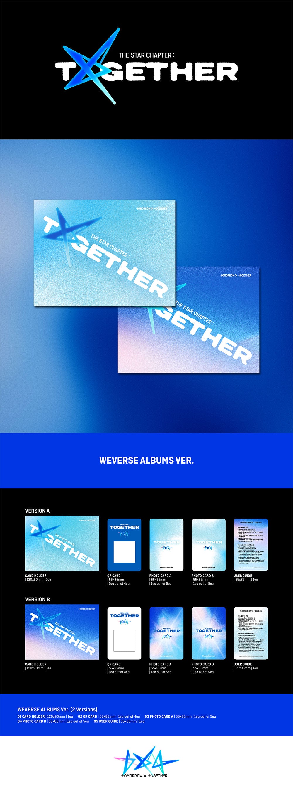 TOMORROW X TOGETHER (TXT) - The Star Chapter: Together (Weverse Ver.)