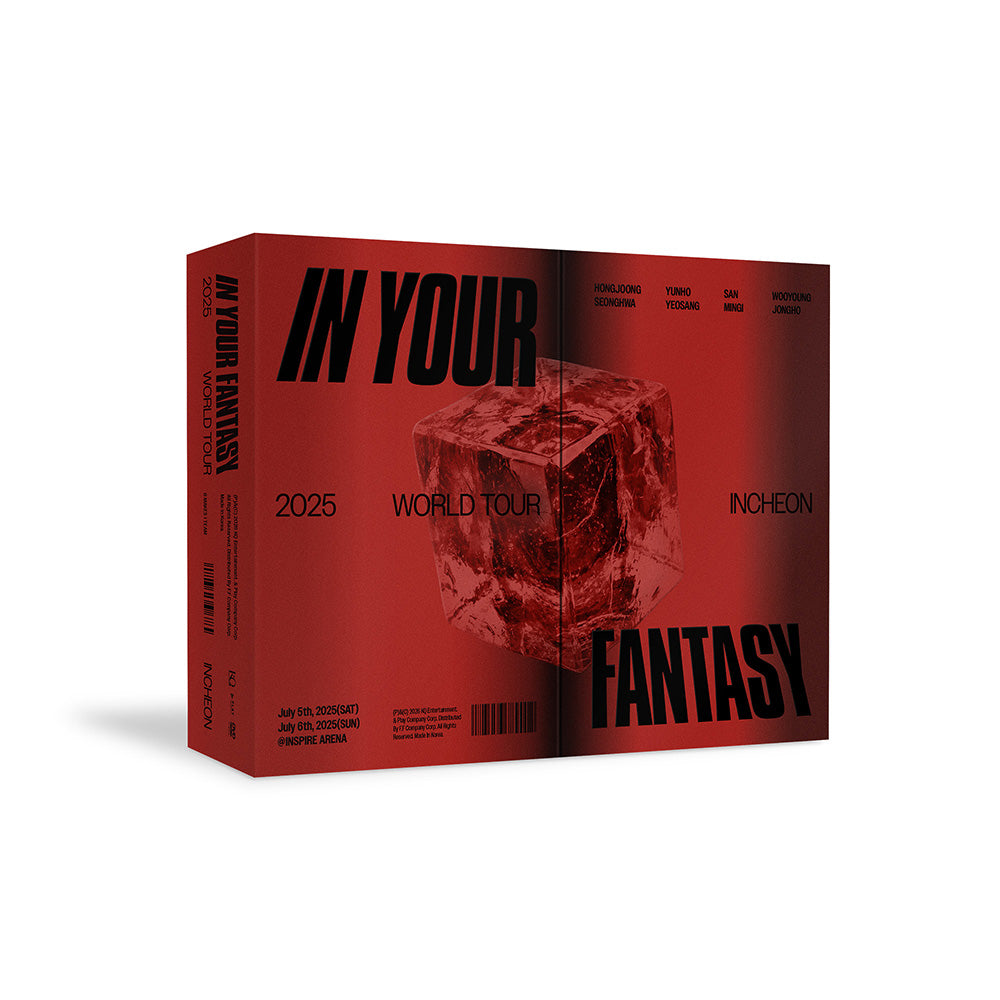 [PRE-ORDER] ATEEZ - 2025 World Tour “IN YOUR FANTASY” Incheon (DVD)