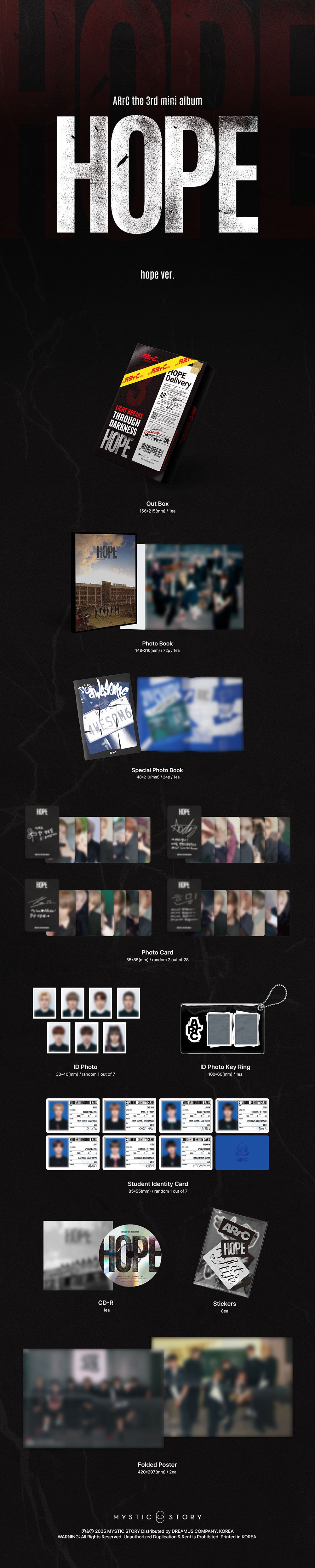 ARrC - 3rd Mini Album ‘Hope’ (Hope Ver.)