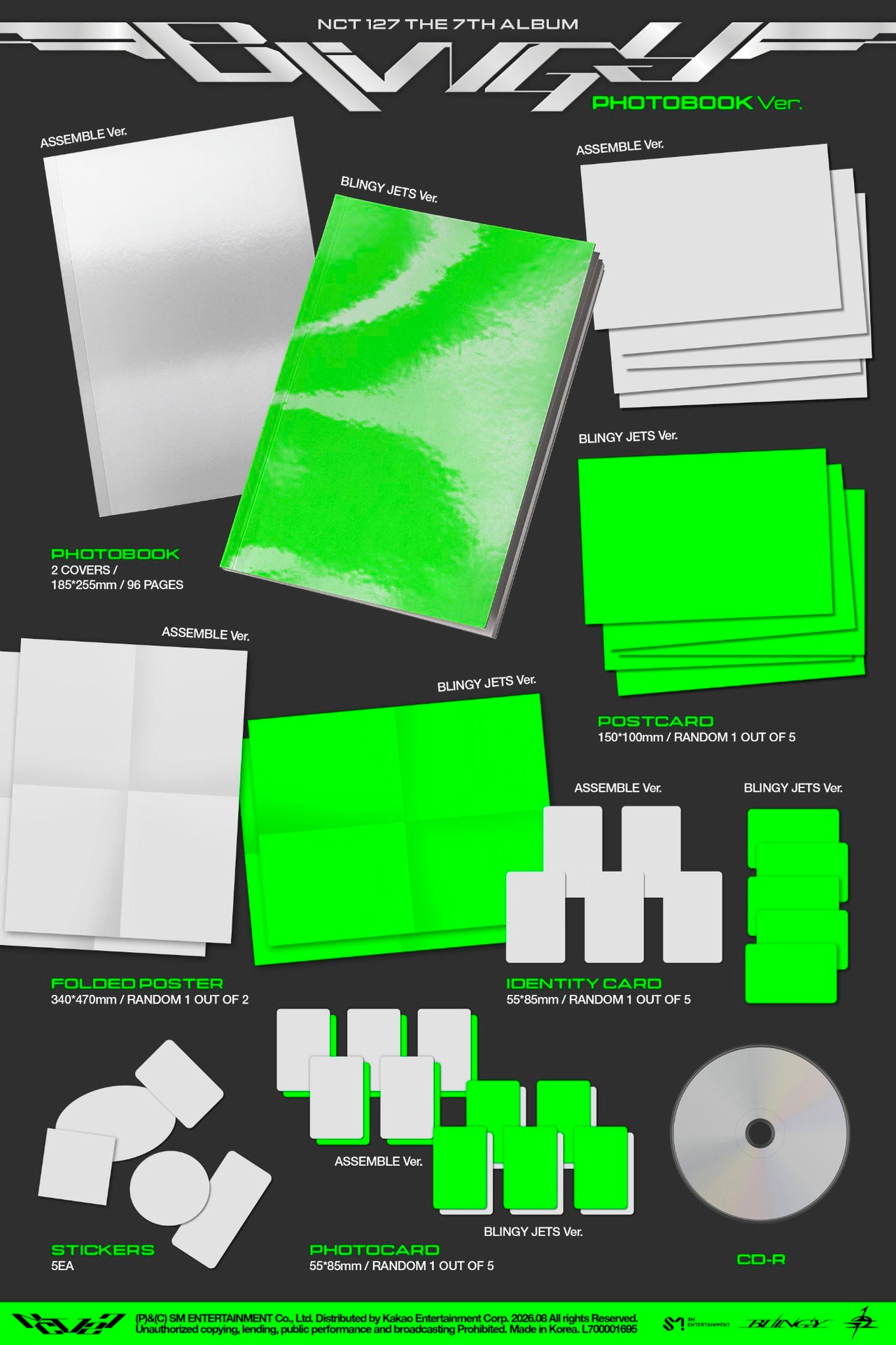 [PRE-ORDER] NCT 127 - 7th Album ‘BLINGY’ (Photobook ver.)