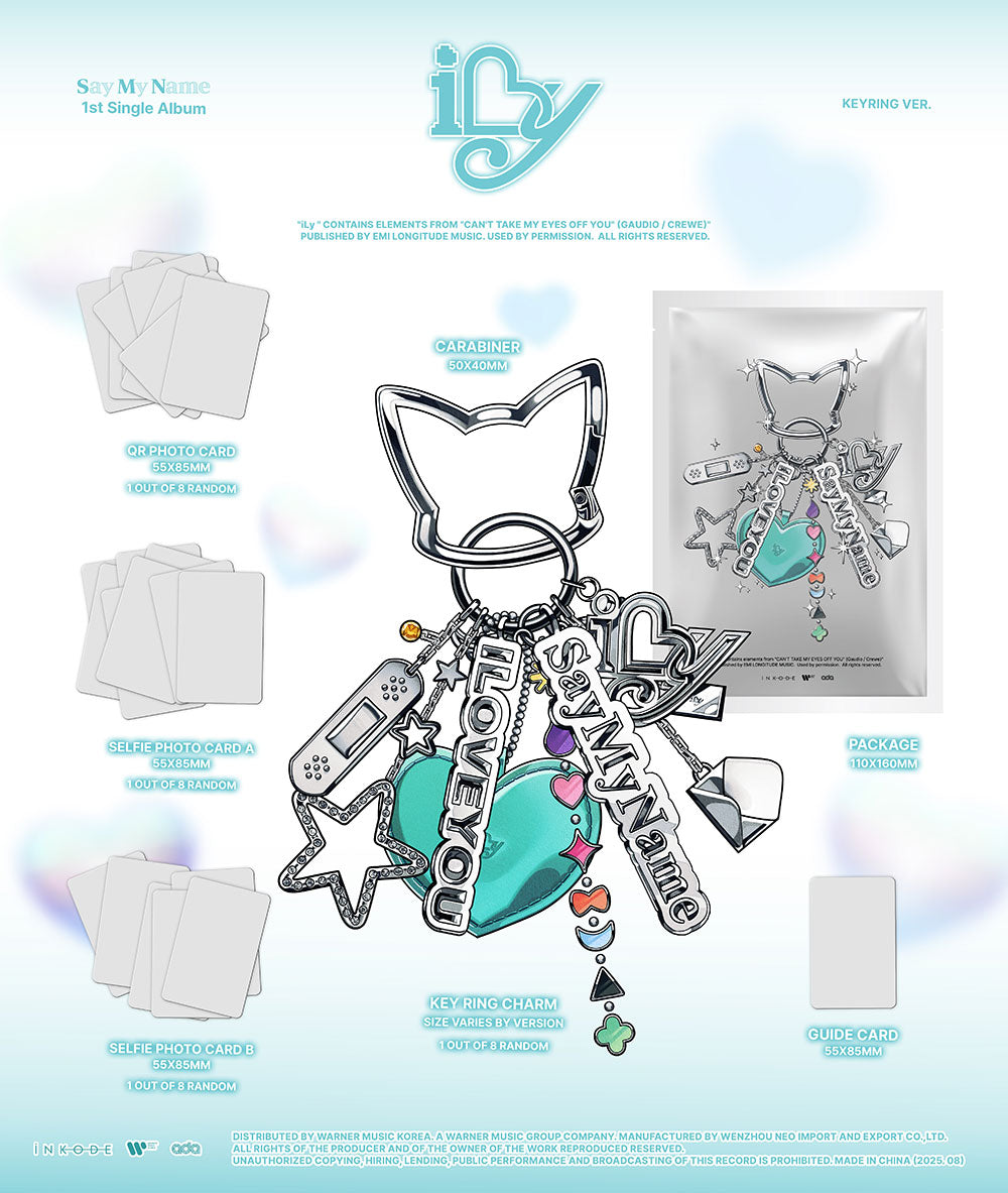 SAY MY NAME - 1st Single Album ‘iLy’ (Keyring Version)