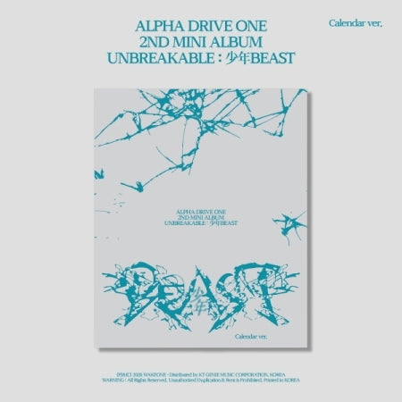 [PRE-ORDER] ALPHA DRIVE ONE -  2nd Mini Album ‘UNBREAKABLE : 少年BEAST’ (Calendar ver.)