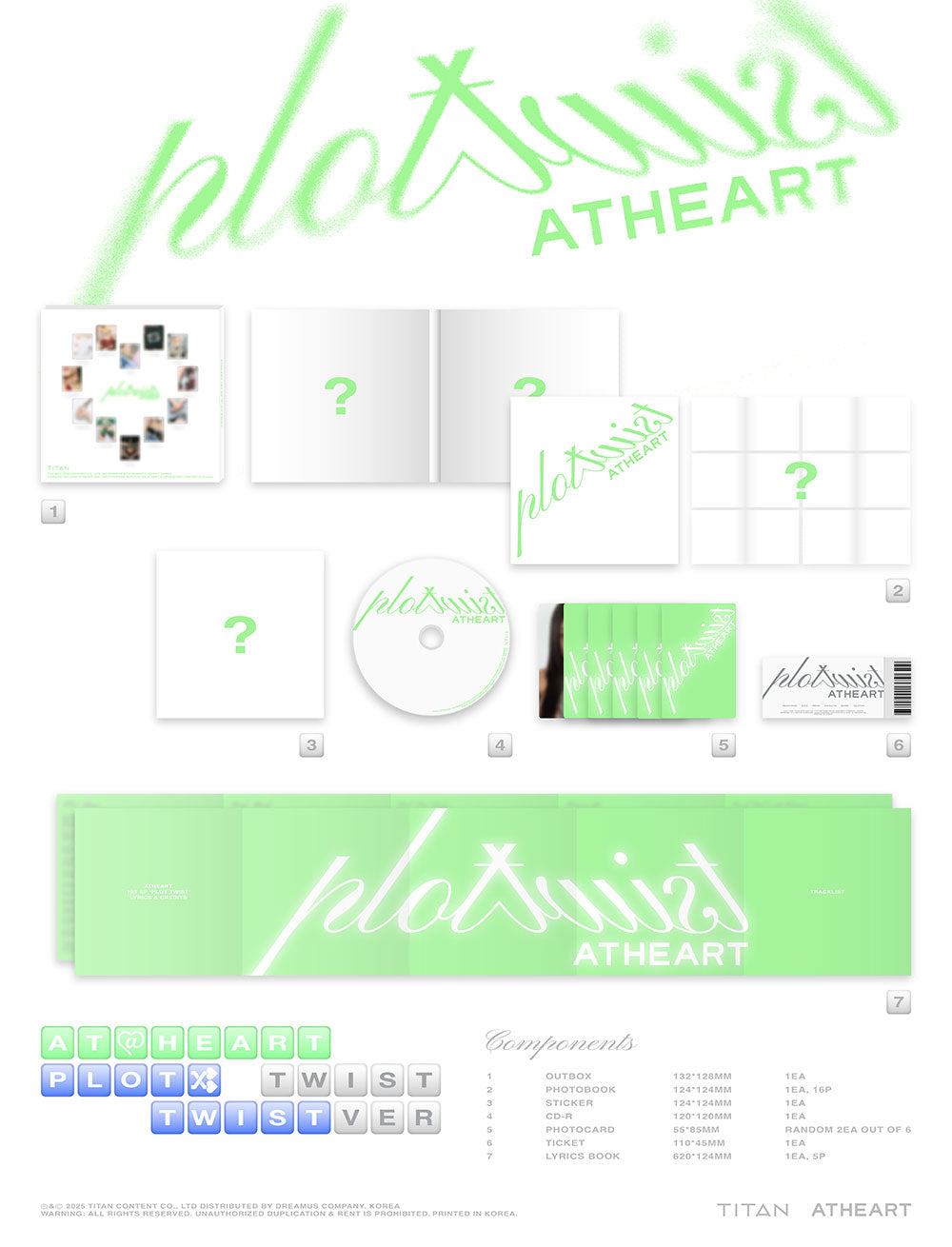 ATHEART - 1st EP ‘Plot Twist’ (Twist Ver.)