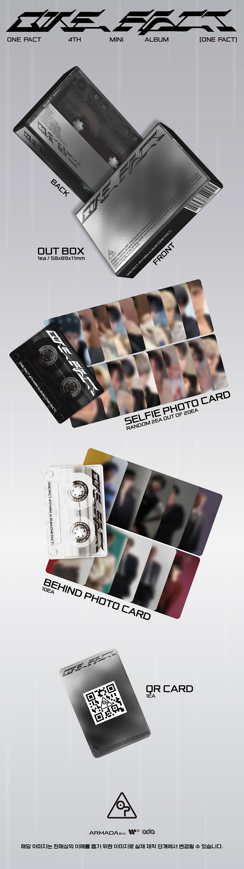 ONE PACT - 4th Mini Album 'ONE FACT' (Platform)