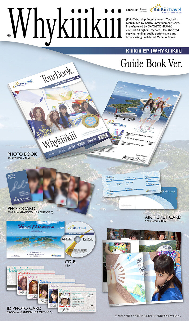 KIIIKIII - EP Album ‘WhyKiiiKiii’ (Guide Book Ver)