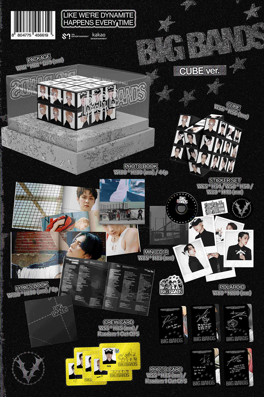 WAYV - 7th Mini Album 'BIG BANDS' (Cube Ver.)