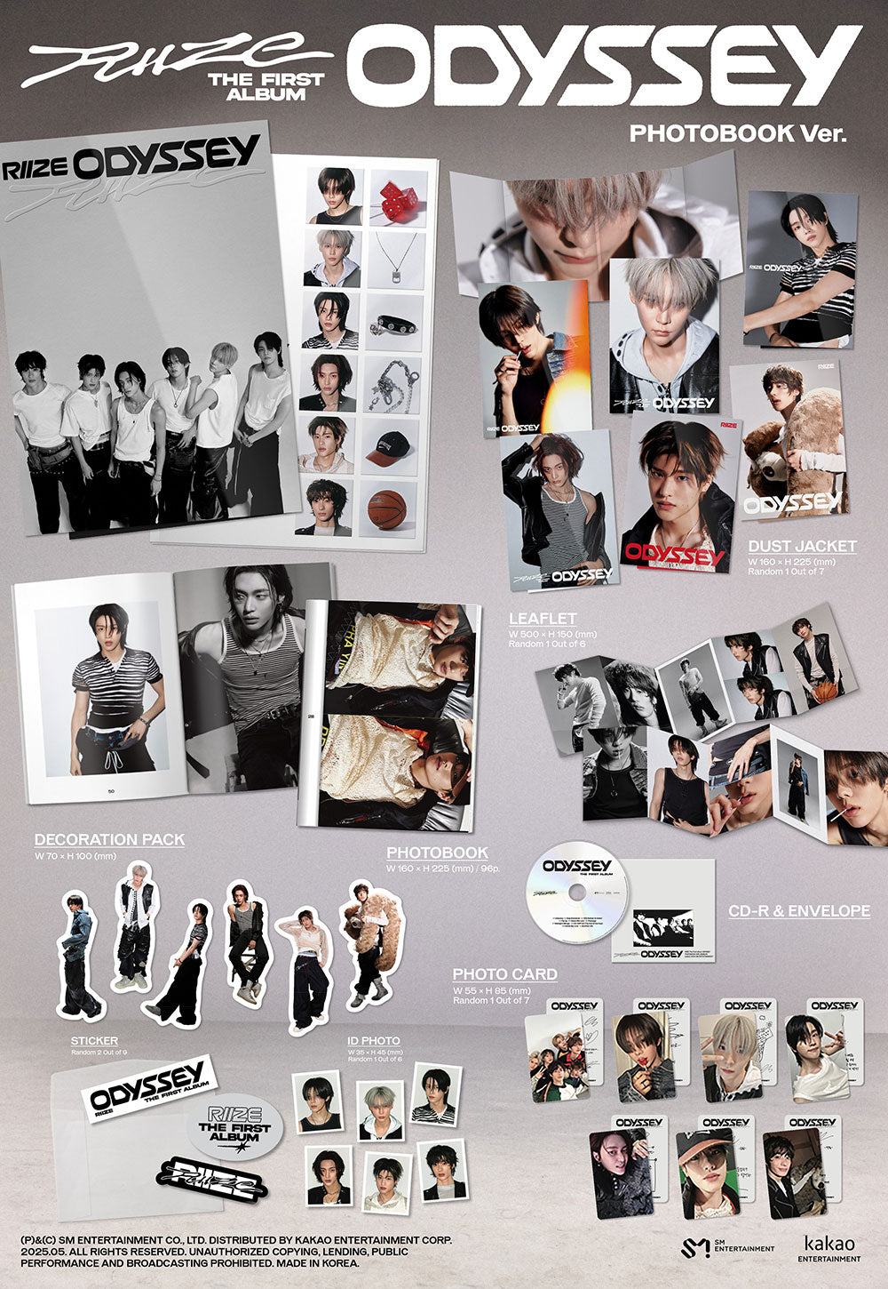 RIIZE - The 1st Album ‘Odyssey’ (Photobook)