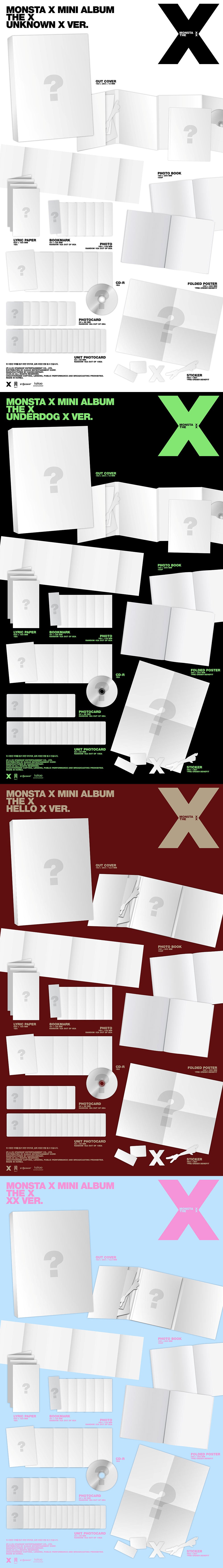 [PRE-ORDER] MONSTA X - MINI ALBUM 'THE X' (Photobook ver.)