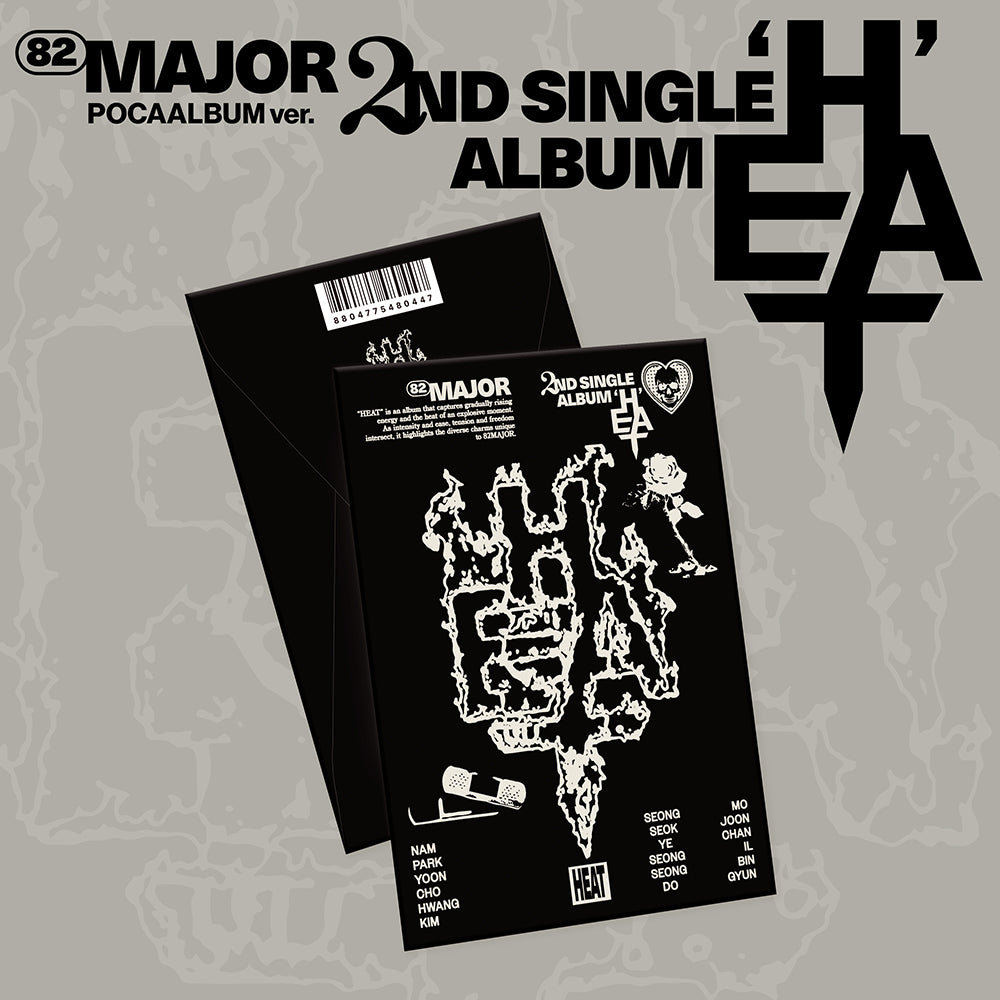 [PRE-ORDER] 82MAJOR - 2nd Single Album ‘HEAT’ (POCA ver.)