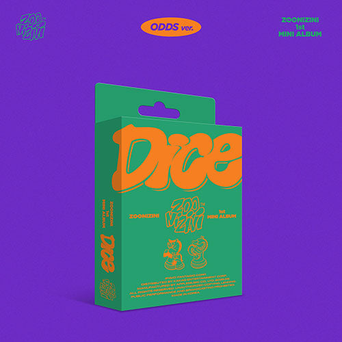 [PRE-ORDER] ZOONIJINI (ASTRO) - 1st Mini Album ‘DICE’ (ODDS Ver.)