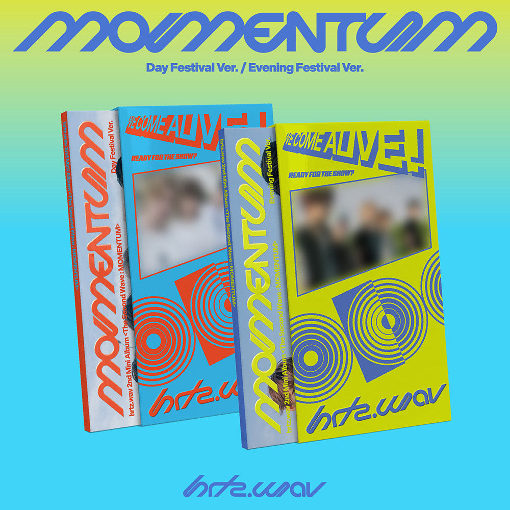 [PRE-ORDER] HRTZ.WAV (HeartsWave) - 2nd Mini Album ‘The Second Wave : Momentum’ (DAY FESTIVAL VER. / EVENING FESTIVAL VER.)