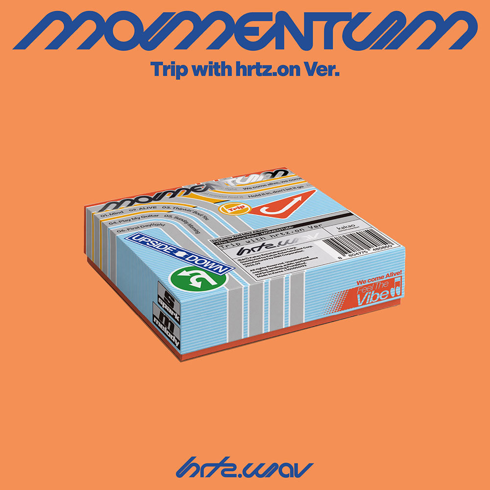 [PRE-ORDER] HRTZ.WAV (HeartsWave) - 2nd Mini Album ‘The Second Wave : Momentum’ (TRIP WITH HRTZ.ON VER.)