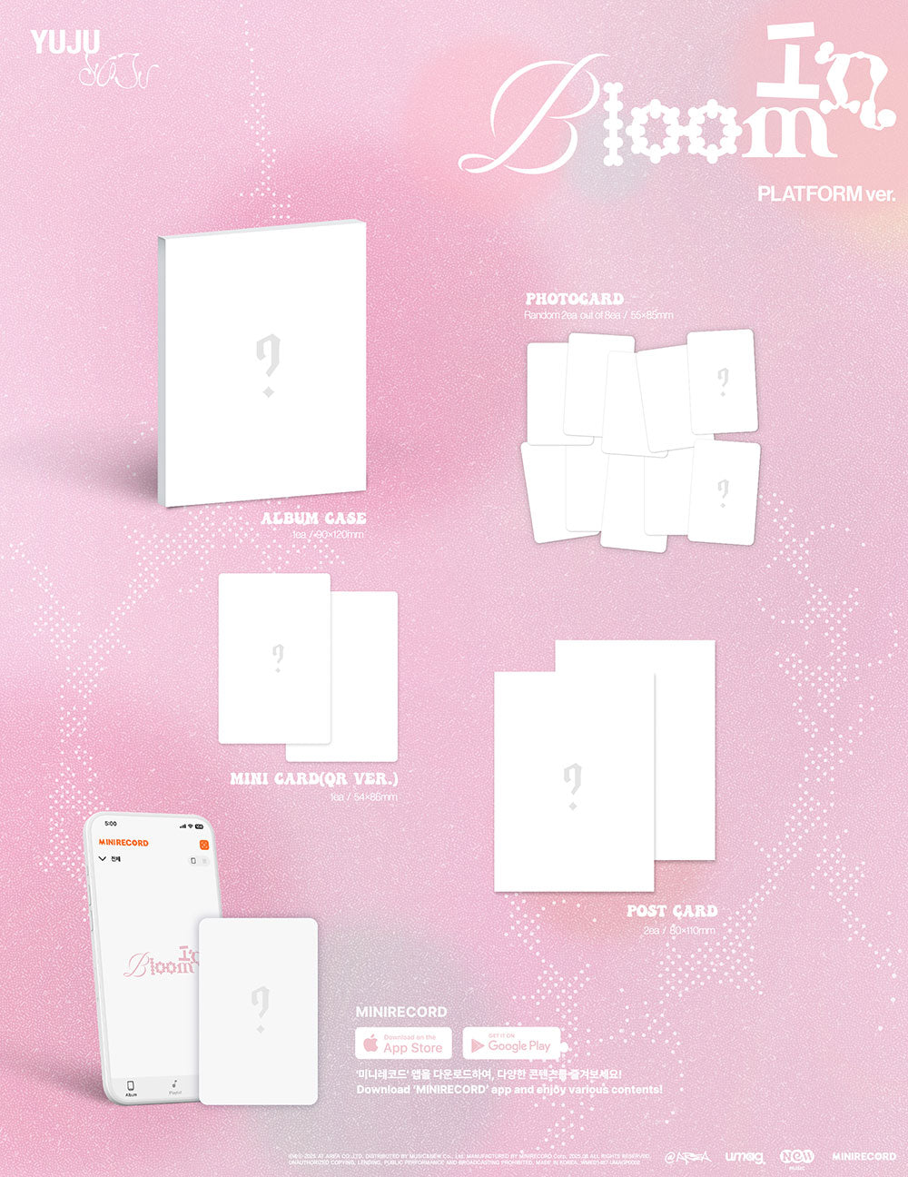 [PRE-ORDER] YUJU (GFRIEND) - 3rd Mini Album ‘In Bloom’ (Platform Ver.)
