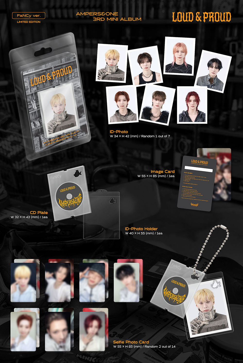 [PRE-ORDER] AMPERS&ONE - 3rd Mini Album ‘LOUD & PROUD’ (FaNCy/LIMITED Ver)