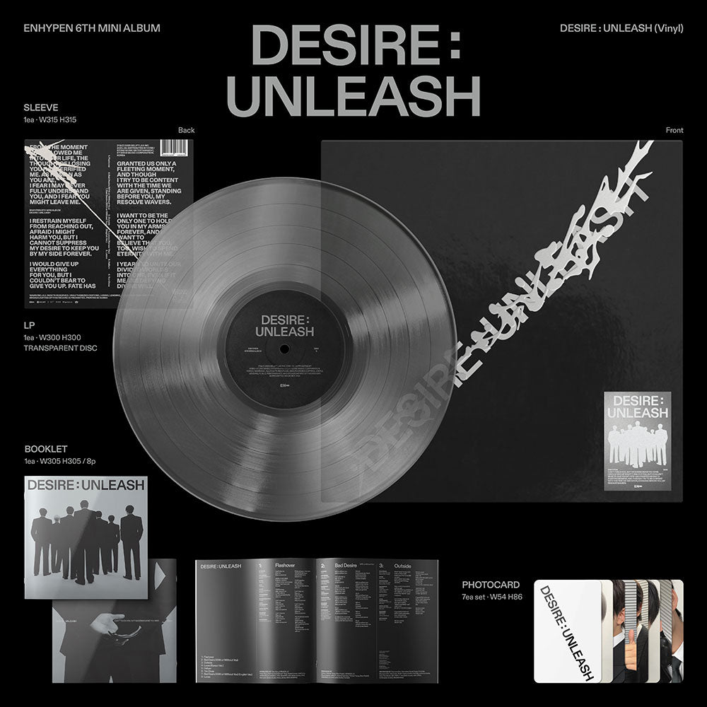 [PRE-ORDER] ENHYPEN - DESIRE: UNLEASH (VINYL ver)