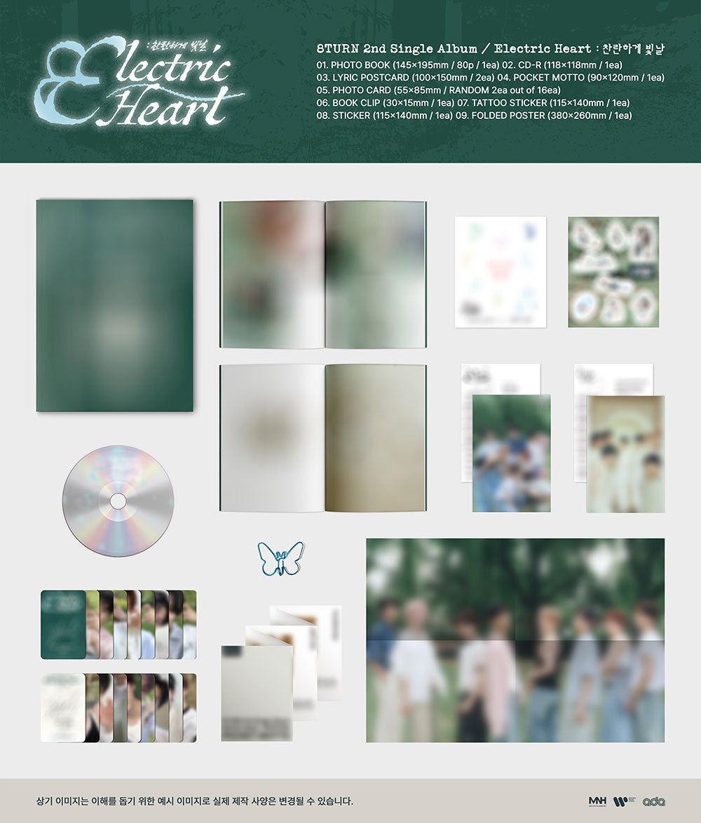 [PRE-ORDER] 8TURN - 2nd Single Album ‘Electric Heart’