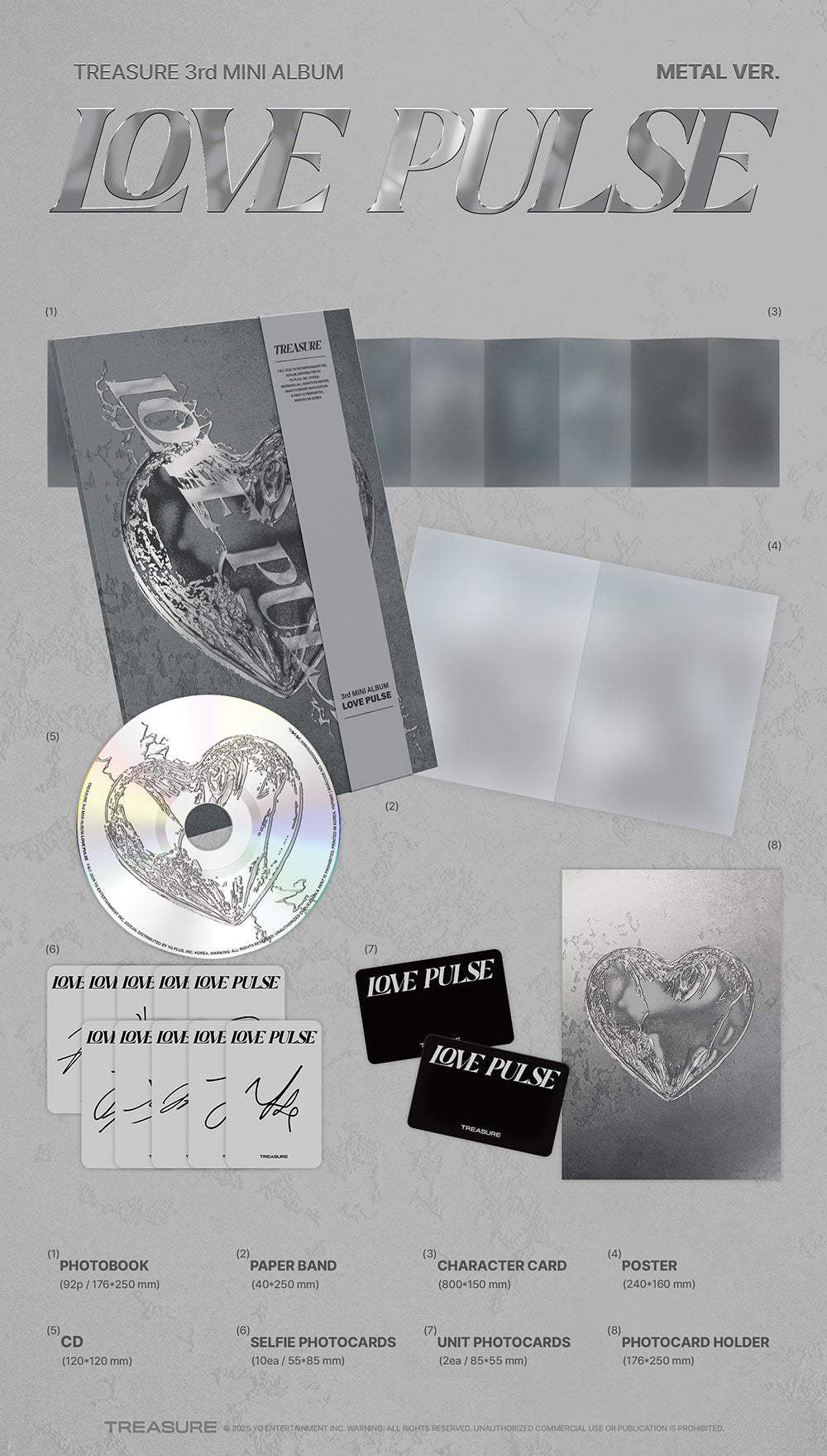 [PRE-ORDER] TREASURE - 3rd Mini Album ‘LOVE PULSE’